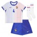 Camiseta Francia Dayot Upamecano #4 Visitante Equipación para niños Eurocopa 2024 manga corta (+ pantalones cortos)